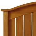 thumbnail image 2 of Finley Wood Headboard Panel with Curved Top Rail and Slatted Grill Design, Maple Finish, Twin, 2 of 5