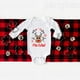 thumbnail image 3 of Mi primer mameluco navideño de manga larga para bebé recién nacido, traje con estampado de ciervos españoles, mono de bautismo para bebé, ropa para niño pequeño, regalo, 3 of 5