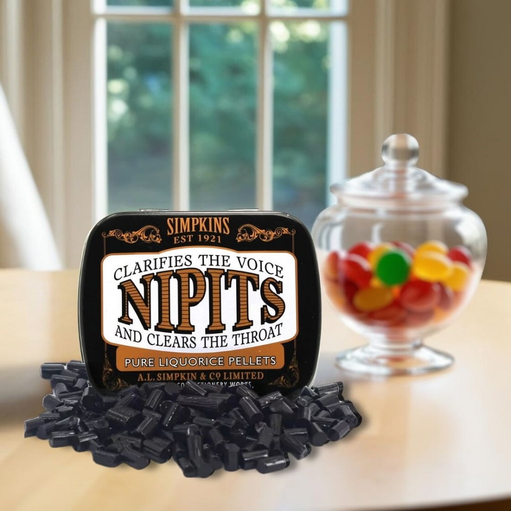 Simpkins Nipits Liquorice Pellets 12g (Pack of 6)