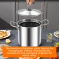 thumbnail image 3 of POINTERTECK Friteuse Profonde avec Panier 3,5 L Casserole à Friture Profonde avec Couvercle Transparent Friteuse à Huile Profonde en Acier Inoxydable avec Poignée Anti-Brûlure Casserole à Poisson Multifonctionnelle Contenant d'Huile de Friture, 3 of 10