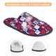 thumbnail image 3 of Fotbe golf Pantuflas Peludas para Mujer con Estampado, Zapatillas de Peluche, Zapatos de Invierno para Casa, Uso Interior y Exterior-Large, 3 of 8