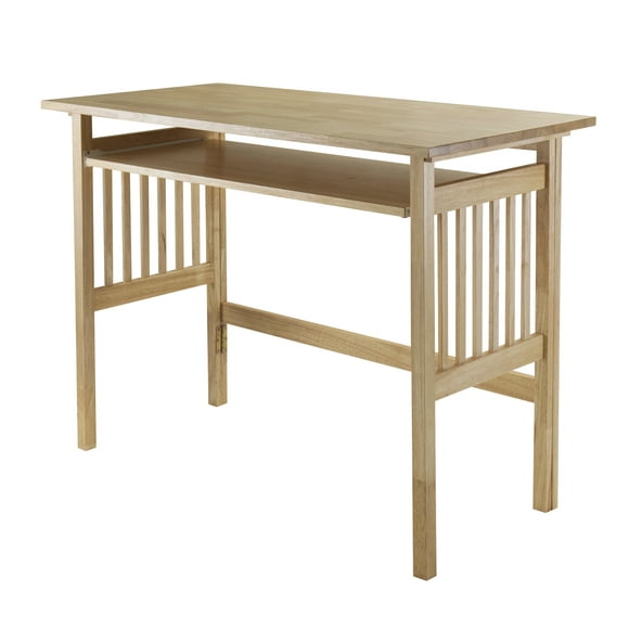 Winsome Wood Mission Foldable Computer Desk, Natural Finish