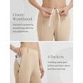 thumbnail image 5 of BALEAF Women's Pants with Pockets Belt Loops High Waisted Golf Travel Business Casual Dressy Slacks Stretch UPF 50+ Beige XS, 5 of 7