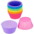 thumbnail image 5 of Dofulay Silicone Cupcake Liners,24Pcs Reusable Muffin Liners Cake Cup Baking Cup (Multicolor), 5 of 8