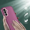 thumbnail image 3 of Entronix Heavy Duty Shockproof Case Designed for Galaxy S24 FE, Triple Layer Full-Body Protection, Purple, 3 of 5