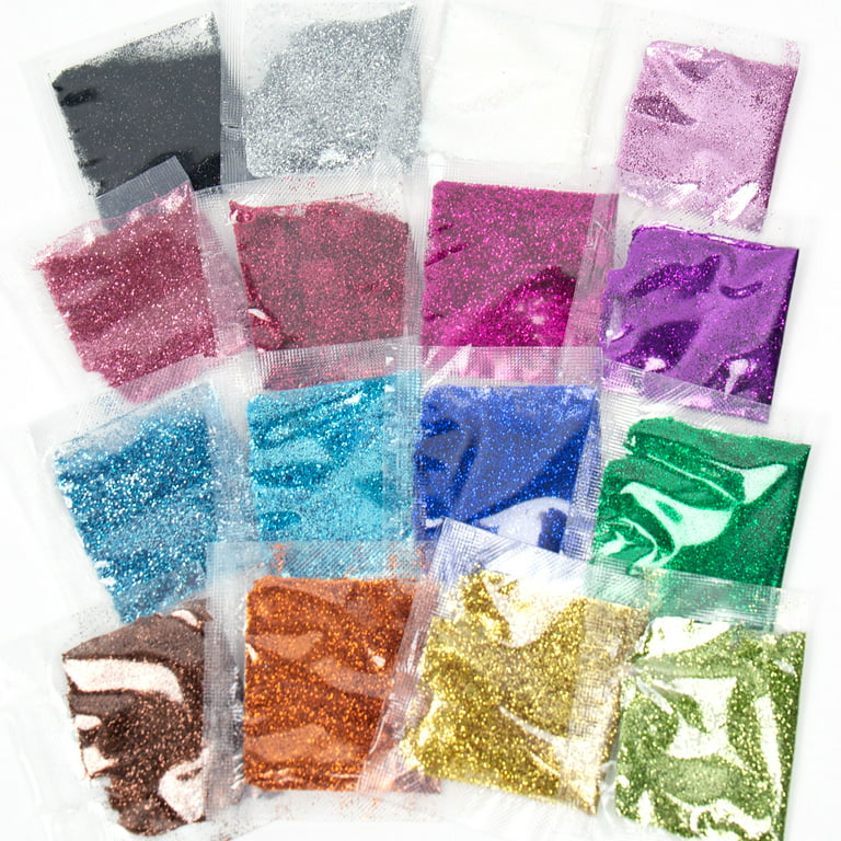 Hello Hobby Multicolor Glitter Shakers, 12-Pack