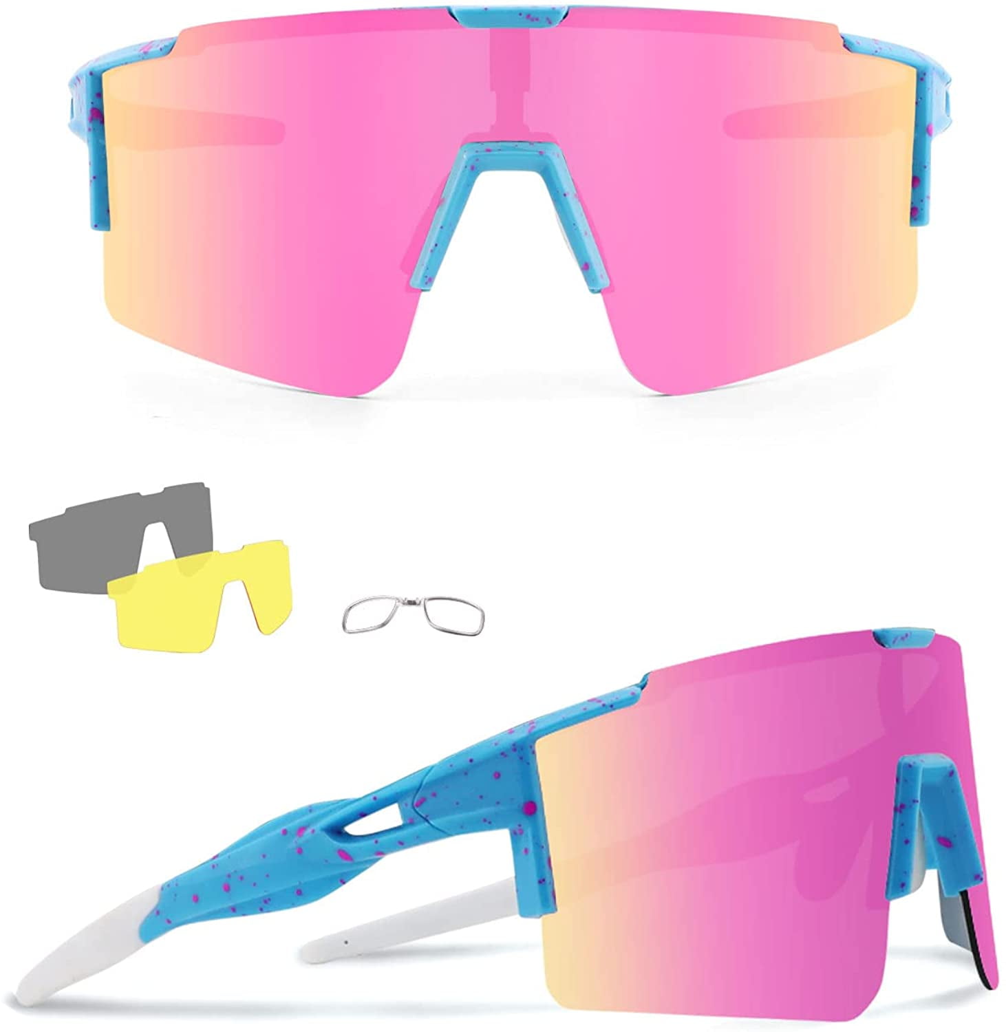 pink baseball sunglasses