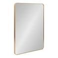 thumbnail image 1 of Kate and Laurel Zayda Radius Rectangle Framed Wall Mirror, Gold 30x42, 1 of 8