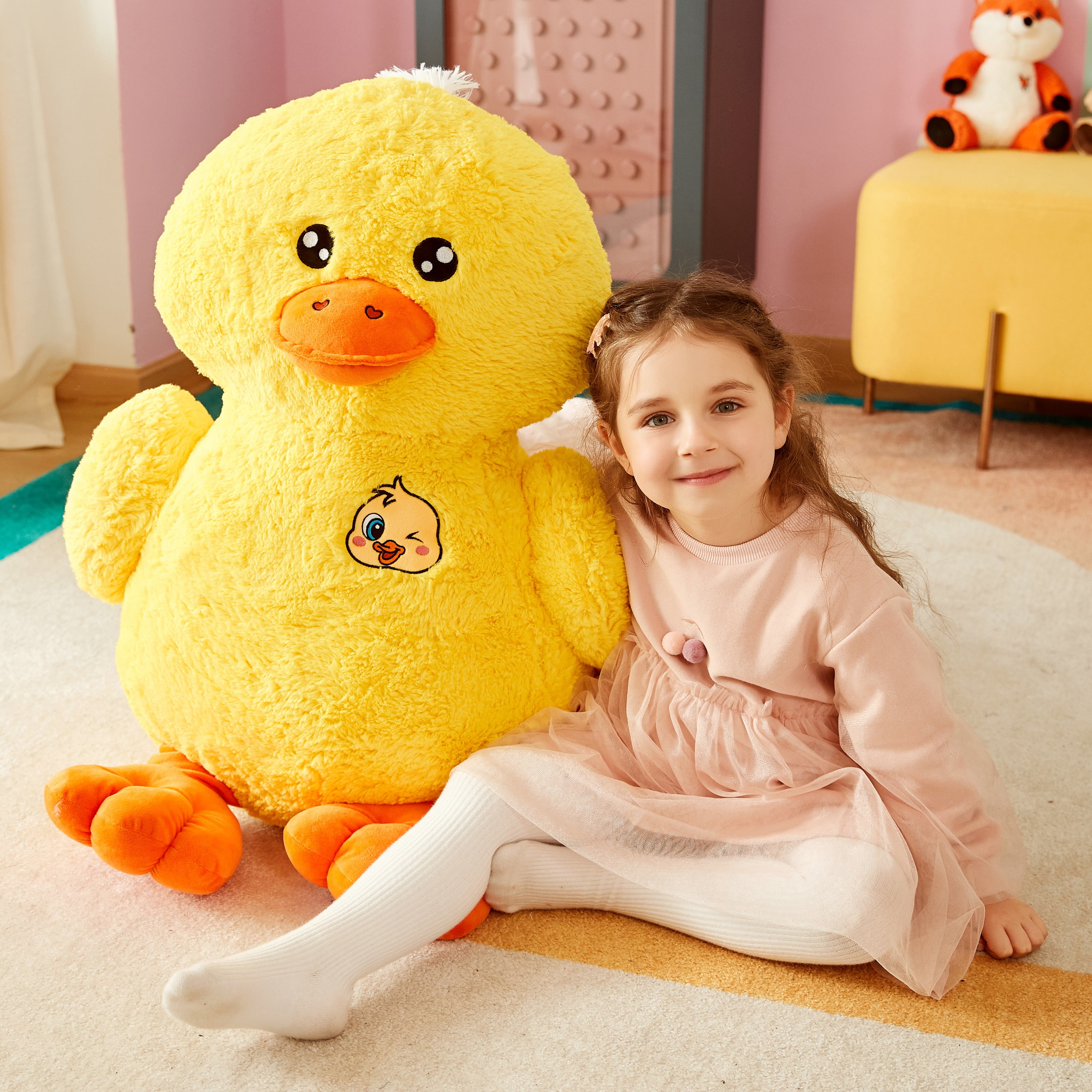 IKASA Large Duck Stuffed Animals Giant Soft Plush Toy,Gifts for Kids Girls Boys Girlfriend