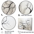 thumbnail image 3 of Designart "Monochromatic Maple Simplicity II" Tree Maple Floater Framed Wall Decor, 3 of 5