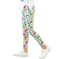 thumbnail image 1 of Leggings à la Cheville à Imprimé Floral pour Filles, Pantalon Extensible, Design Classique, Coupe Confortable, Taille : 2-3 Ans, 1 of 5