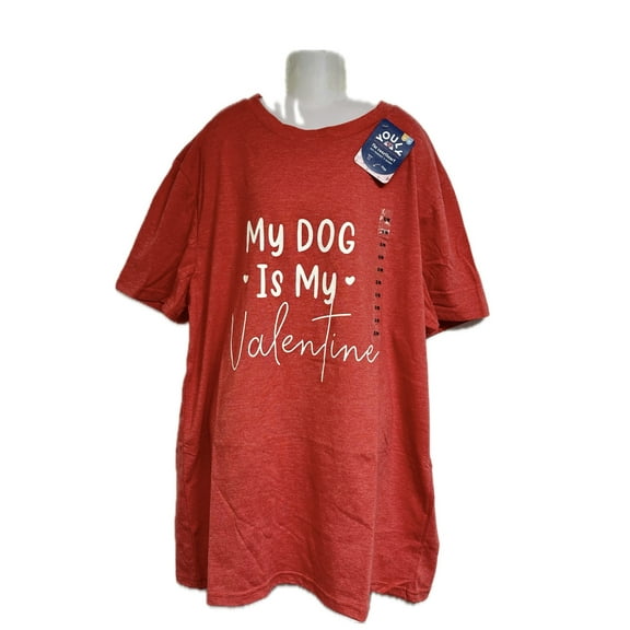 PET PARENT T-SHIRT - MY DOG IS MY VALENTINES