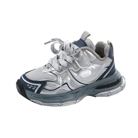 NOKIO Kids' Hip Sports Footwear Boys' Trendy Leisure Sneakers Children'S Fashion Trainers Girls' Sporty Sneakers Fashion Big Kids Winter Water Proof Flat Keep Warm Snow Boots Comfortable Shoes