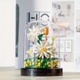 thumbnail image 1 of 1pc Flower Bouquet Building Kit, Flower Building Blocks, Artificial Flowers Building Toys, Creative Project For Adults/Children, Gift For Girl, 1 of 5