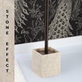thumbnail image 4 of Natural Stone Effect Square Toilet Brush and Holder Set, 4 of 7