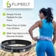 thumbnail image 5 of Cinturón de Running Reflectante FlipBelt Negro Talla L, 5 of 7