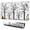 Halloween Night Scene, variant on Long Mouse Pads for Desk,Halloween Orange Background Icons Desk Mats on Top Of Desks, Desk Mouse Pad Extra Large with 3mm Non-Slip Base and Stitched Edge for Gaming,Office,Work,Home 31.5x11.8in