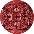 thumbnail image 1 of Ahgly Company Indoor Round Animal Red Traditional Area Rugs, 8' Round, 1 of 4