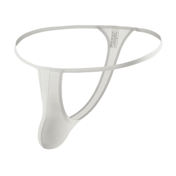 Tanga para hombre, ropa interior para hombre, sexy, de un solo color, ropa interior de malla transpirable de verano