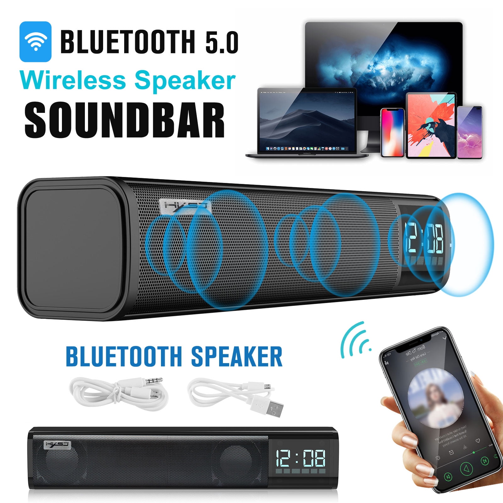wireless bluetooth soundbar for tv