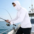 thumbnail image 4 of Riecok Long Sleeve Shirts for Men UPF50+ Sun Protection Pullover Breathable Quick Dry Tops with Thumbholes Hiking Clothes White 4XL, 4 of 8
