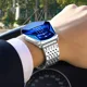 thumbnail image 3 of Binbond Relojes De Cuarzo Impermeables De Lujo Para Hombre Color Del Fondo Plateado/azul, 3 of 4