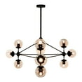 thumbnail image 2 of Warehouse of Tiffany Enthen 10-Light Orb Black Chandelier, 2 of 2