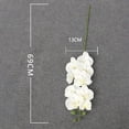 thumbnail image 6 of Yesbay Artificial Orchid Flowers Long Stemmed Realistic Phalaenopsis Orchids No Maintenance Velvet Petals Fake Flower, 6 of 8
