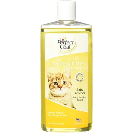 Perfect Coat Tearless Kitten Shampoo Baby Powder Scent 10 oz.