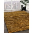thumbnail image 3 of Ahgly Company Machine Washable Indoor Square Abstract Red Brown Area Rugs, 8' Square, 3 of 7