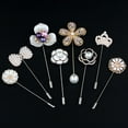 thumbnail image 4 of Broche de cien flores de camelia y madreselva Broche de rosa perlada Accesorios de ropa para mujer Broche de una palabra Inserto de ramillete, 4 of 5