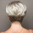 thumbnail image 4 of Dsseng Perruques Blondes Femmes Cheveux Courts Synthétique Naturel Perruque Complète Résistante à la Chaleur, 4 of 11