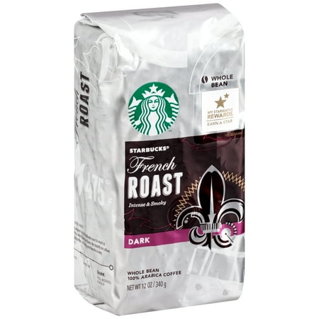 Starbucks French Roast Dark Whole Bean Coffee, 12.0 OZ