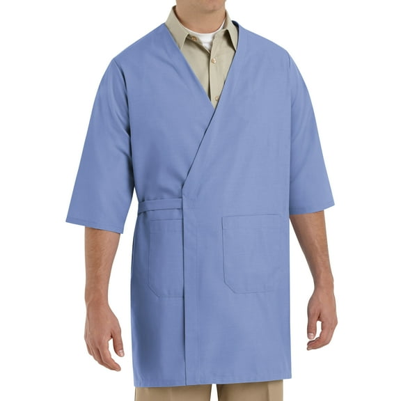 Red Kap Collarless Butcher Wrap