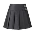 thumbnail image 5 of jiaxiM Girls Pleated Uniform Skirts with Shorts Elastic Waist Toddler Kids Cute Mini Tennis Skirt Girl Back to School Clothes, 5 of 5