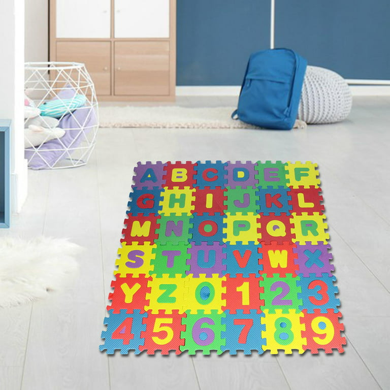 KC CUBS Multicolor 12 in. x 12 in. EVA Foam Exercise Children's  Interlocking ABC Alphabet Puzzle Play Floor Mat (36 sq. ft.) EVA003 - The  Home Depot