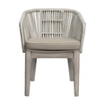 thumbnail image 3 of Haiti Outdoor Dining Chairs in Grey Wood and Rope - Set of 2, 3 of 9