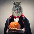 thumbnail image 4 of Máscara de lobo realista para disfraz de Halloween, boca de peluche, máscara de hombre lobo, máscara y clavos, 4 of 5