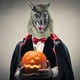 thumbnail image 4 of Máscara de lobo realista para disfraz de Halloween, boca de peluche, máscara de hombre lobo, máscara y clavos, 4 of 5