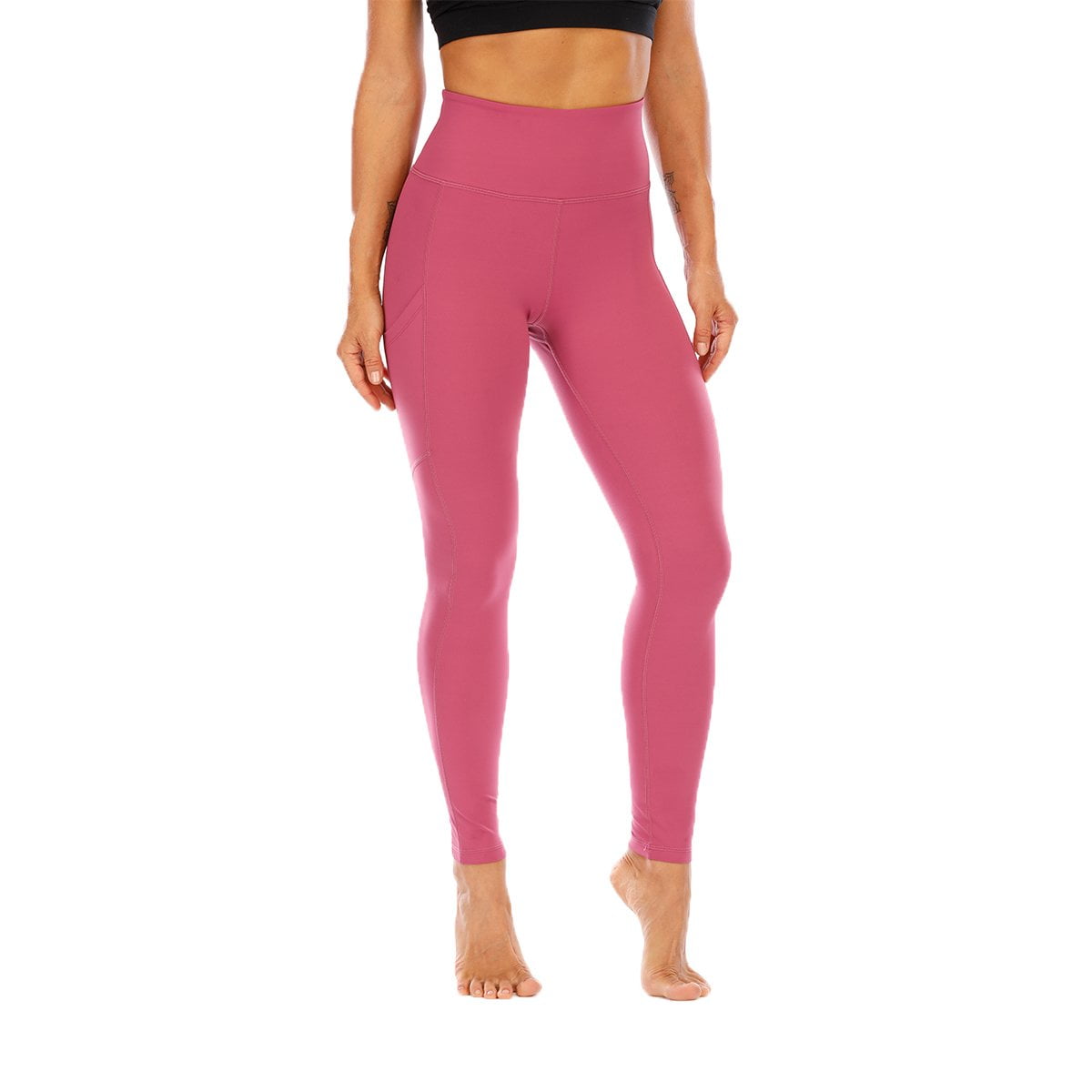 BUBBLELIME 2 Styles 26/28 High/Mid Waist Womens Yoga Pants Tummy Control Power Flex Workout Running Leggings BUBBLELIME 2 Styles 26/28 High/Mid Waist Womens Yoga Pants Tummy Control Power Flex Workout Running Leggings