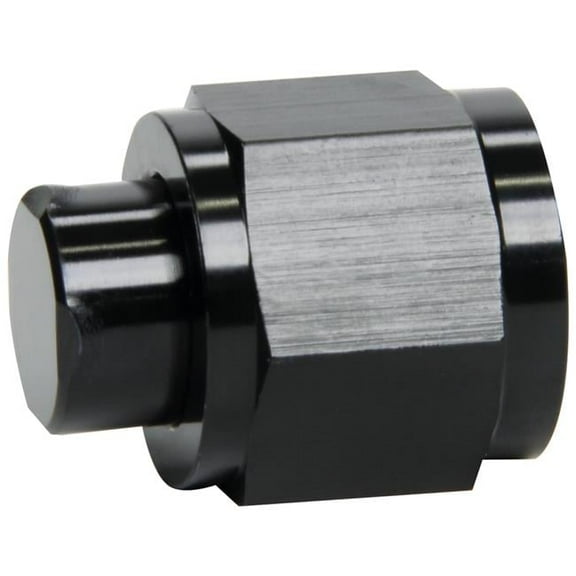 Allstar Performance ALL49672 6AN Cap Fittings Plug Nuts, Black