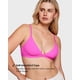 thumbnail image 3 of Sostén INLYRIC Inbarely Triángulo Bralette Escote Profundo Rosa Brillante S, 3 of 6