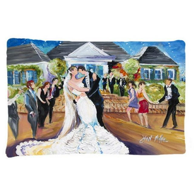 Carolines Treasures JMK1127PILLOWCASE Our Wedding Day Fabric Standard Pillowcase