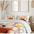 thumbnail image 6 of Ambesonne Bowling Party Duvet Cover Sets, Falling Skittles, 2-Queen, Red Yellow White, 6 of 7