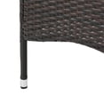 thumbnail image 2 of Noble House Ava 3 Piece Outdoor Aluminum and Wicker Bistro Set in Copper, 2 of 34