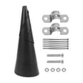 thumbnail image 4 of Ardillas Baffle Wrap Bird House Guards Universal, fácil de instalar, Yard Garden Decor Bird Feeder Protection Cubierta colgante Protege los comederos 18 pulgadas, 4 of 8