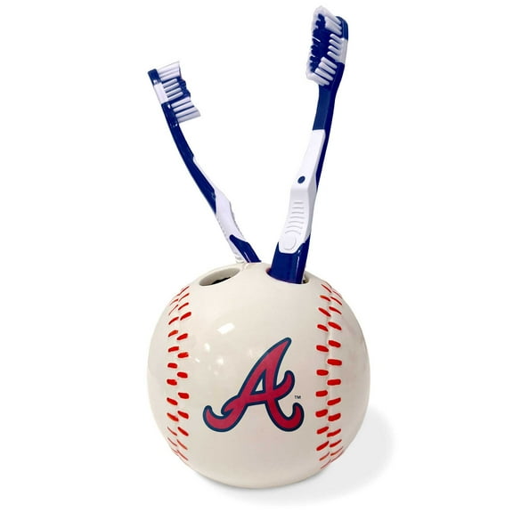 Pegasus Atlanta Braves Team Ball Toothbrush Holder