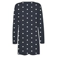 thumbnail image 4 of Pompotops Cardigan à Manches Longues à Rayures Imprimées pour Femmes, Manteau/veste Décontracté en Liquidation, 4 of 5