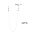 thumbnail image 2 of OULII 2Pcs Metal Face Mask Chains With Anti Fall Function For General Users In Assorted Color, 2 of 8
