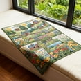 thumbnail image 4 of 100x70cm Printed Fleece Throw Blanket, Soft Warm Small Nap Quilt, Lightweight Plush Cover for Sofa Bed Camping Indoor Festival Decor, 4 of 6